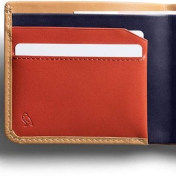 [UNUSED] Bellroy Square Slim Leather Wallet (Max. 12 Cards and Flat Bills) - Tan - Picture 4 of 6